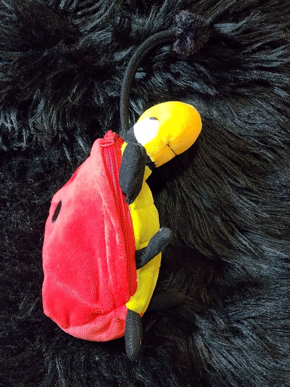 Hallmark Plush Ladybug Small Pouch Backpack Purse Bag Charm
